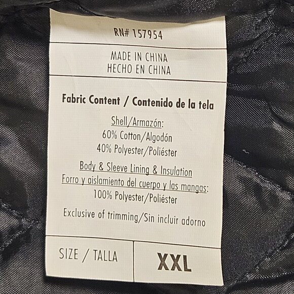 Buckhorn River Men's Shirt Jacket Quilted Plaid Red Size XXL Button Up Insulated - Picture 9 of 11